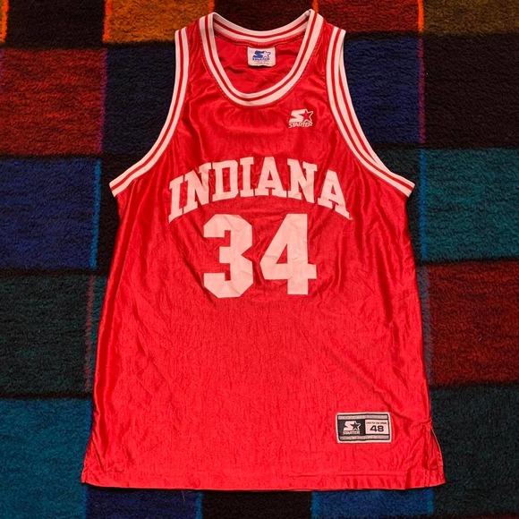 STARTER Shirts Vintage Indiana University Starter Basketball Jersey